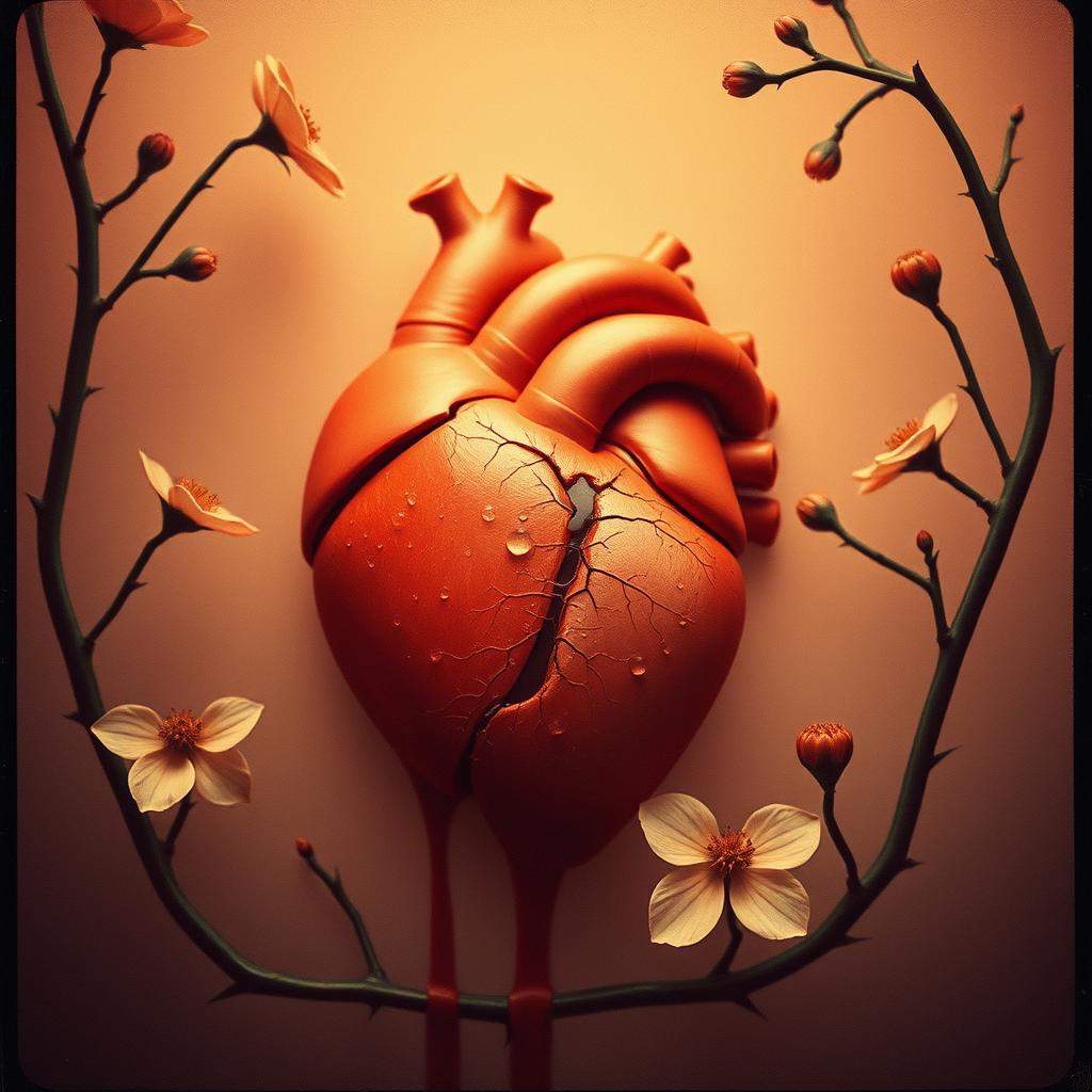 Coração  que sangrar