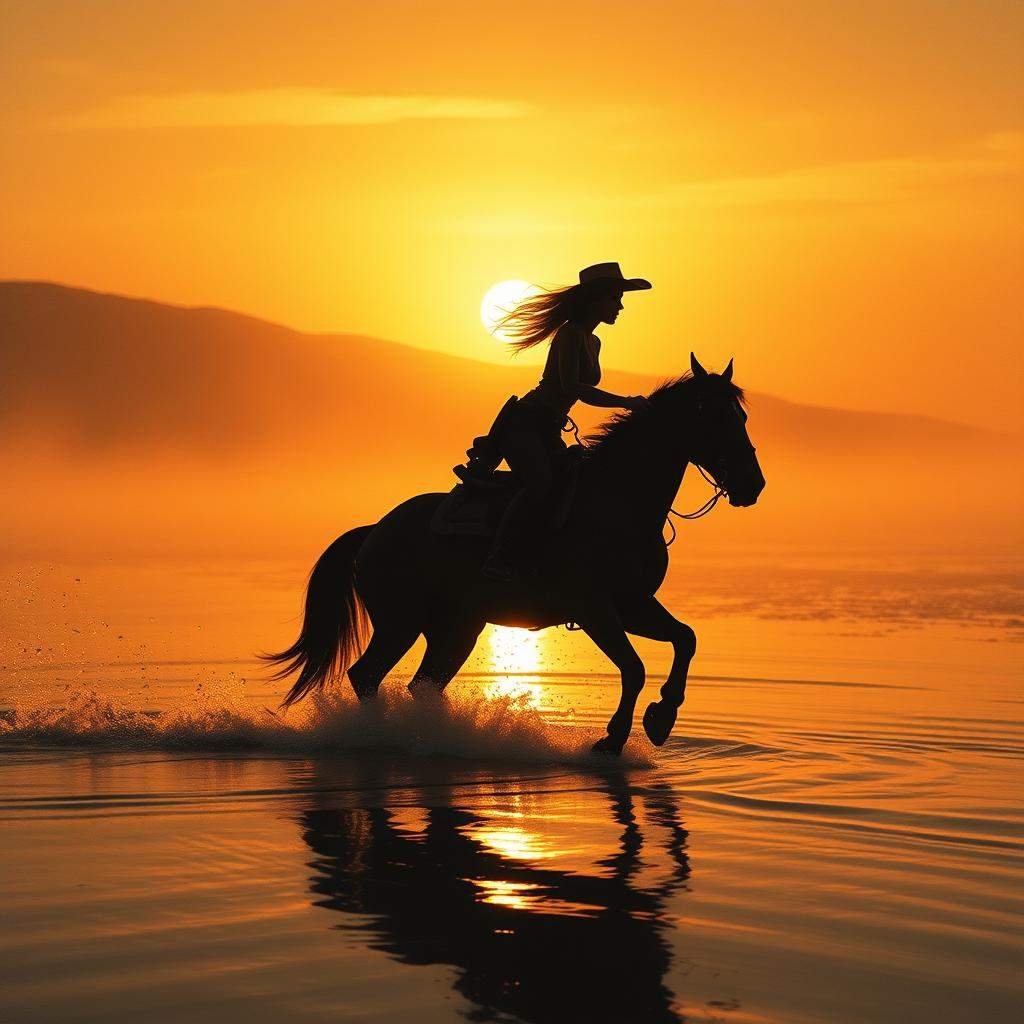 Cowgirl ghost riders