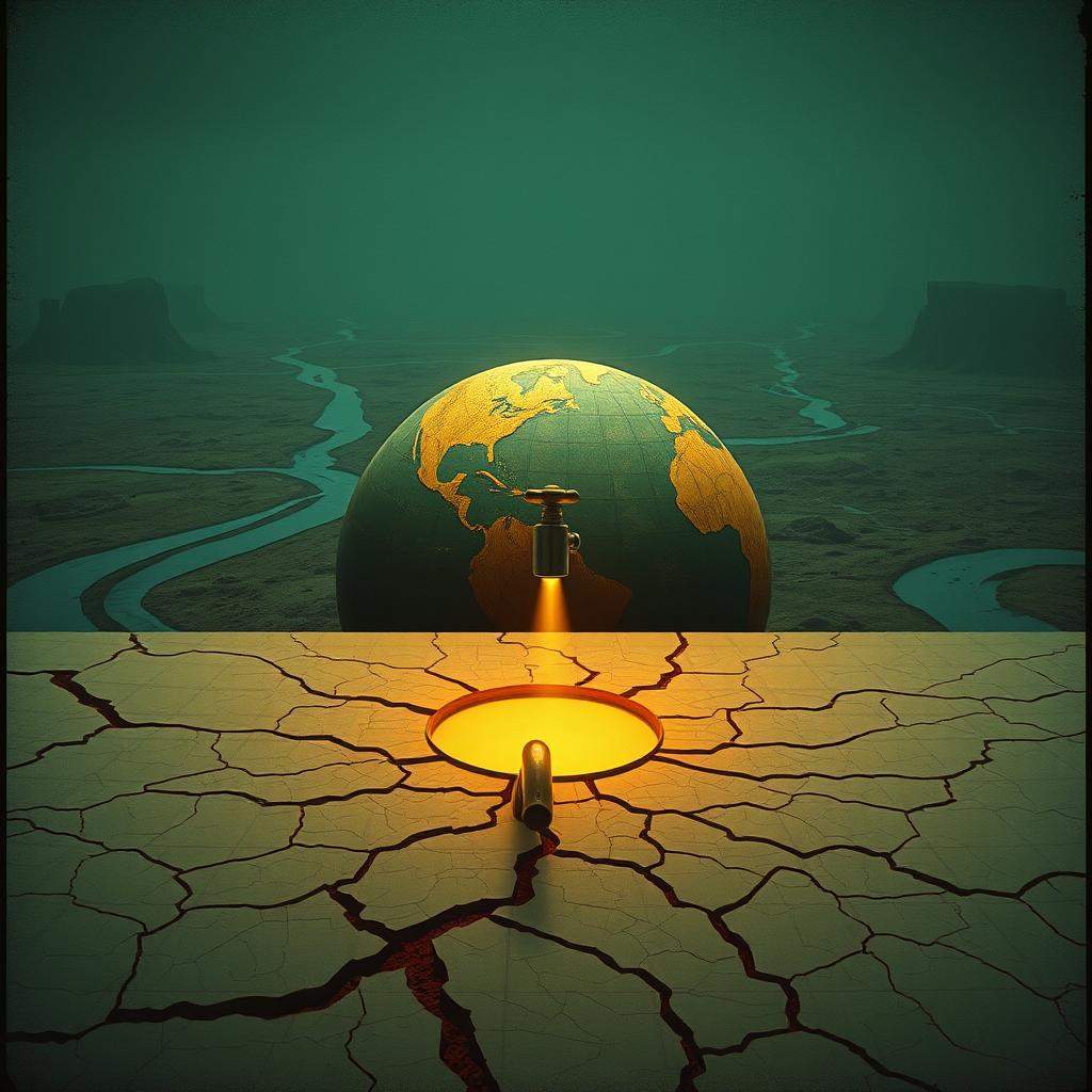 Flusse siehen sich zurück