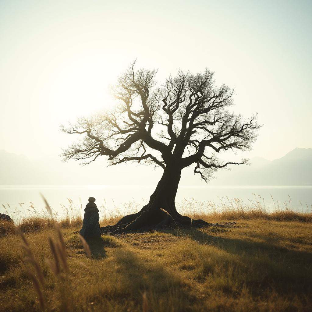 The Little Tree by the Lake