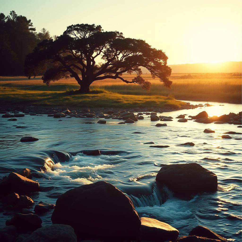 Sitting by a Crystal River
