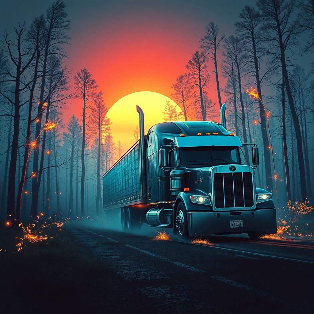 Timber Goes the Truck