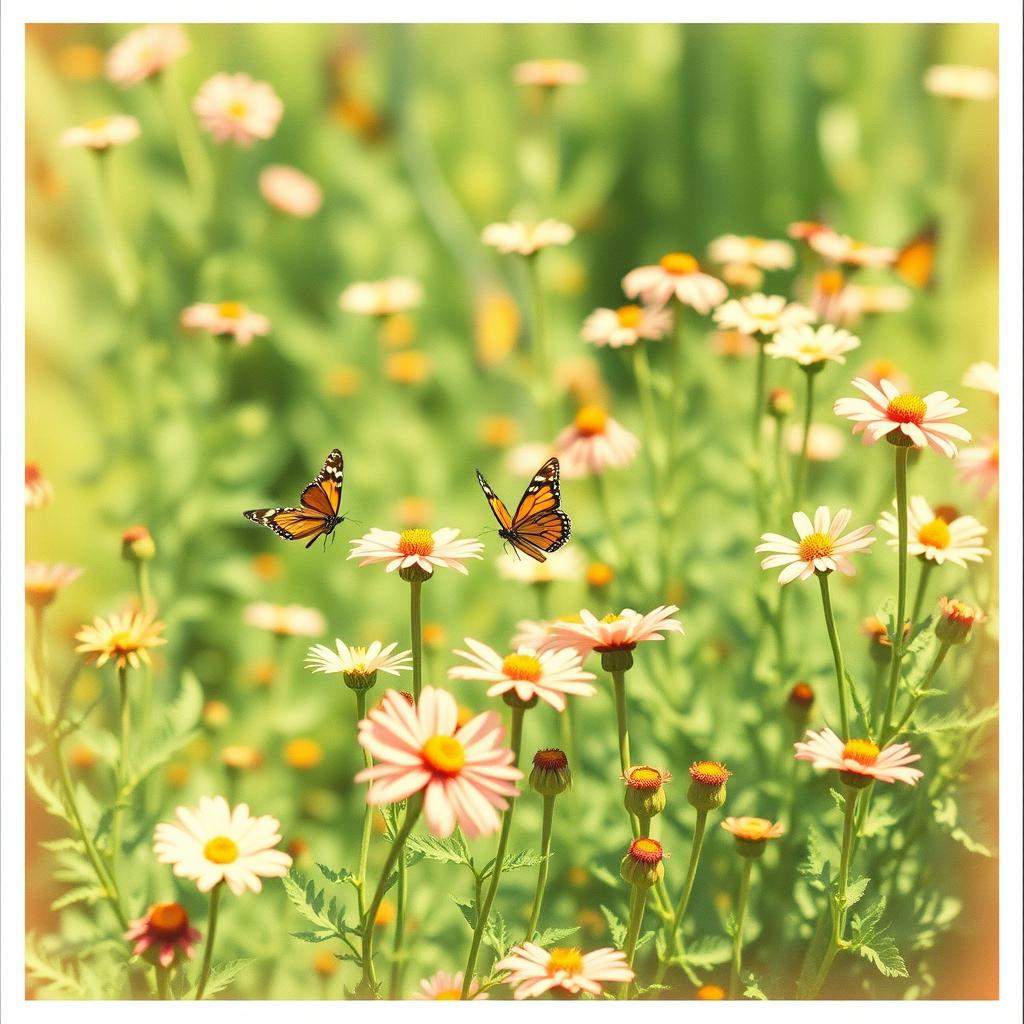 Blaues Band im Frühling