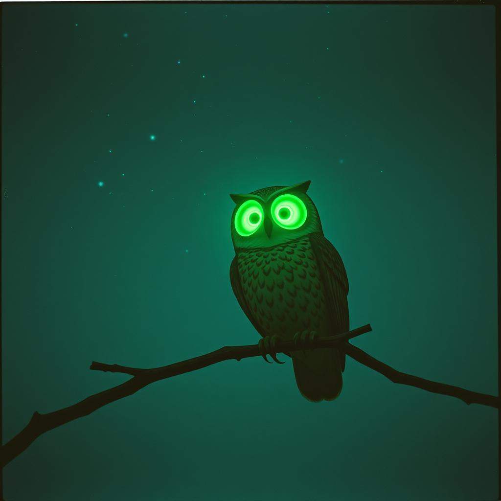 The girl with the lovely  green eyes