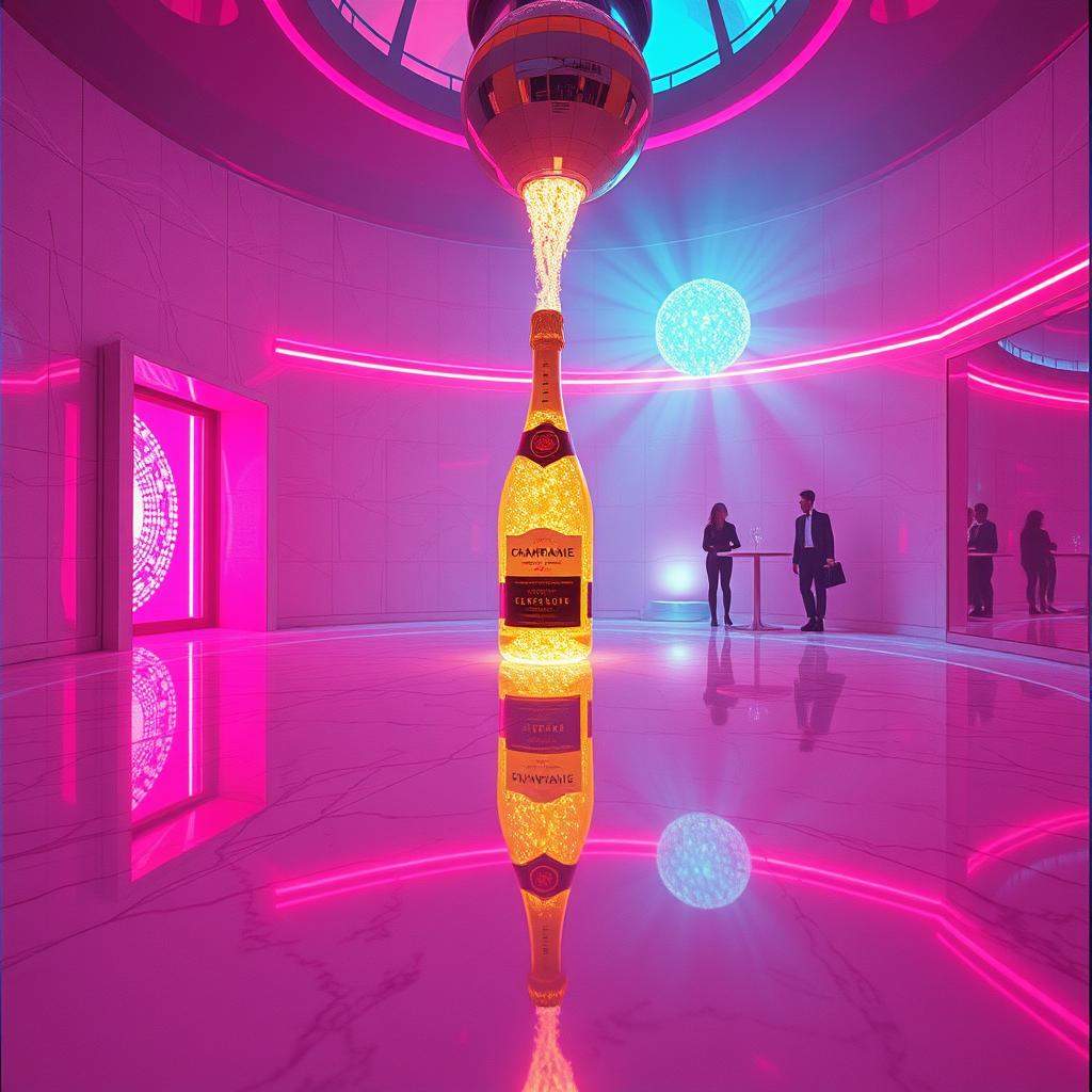 High heels and champagne