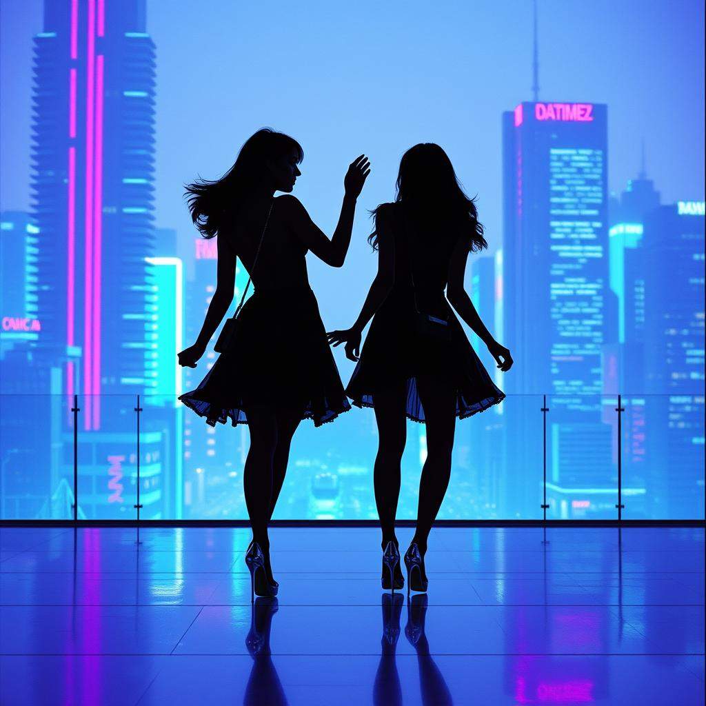 Christina & Hailey Spinning