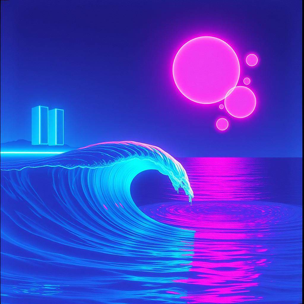 Black Sea Coast by Night