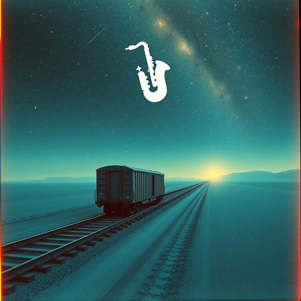 Shadows of the freight line