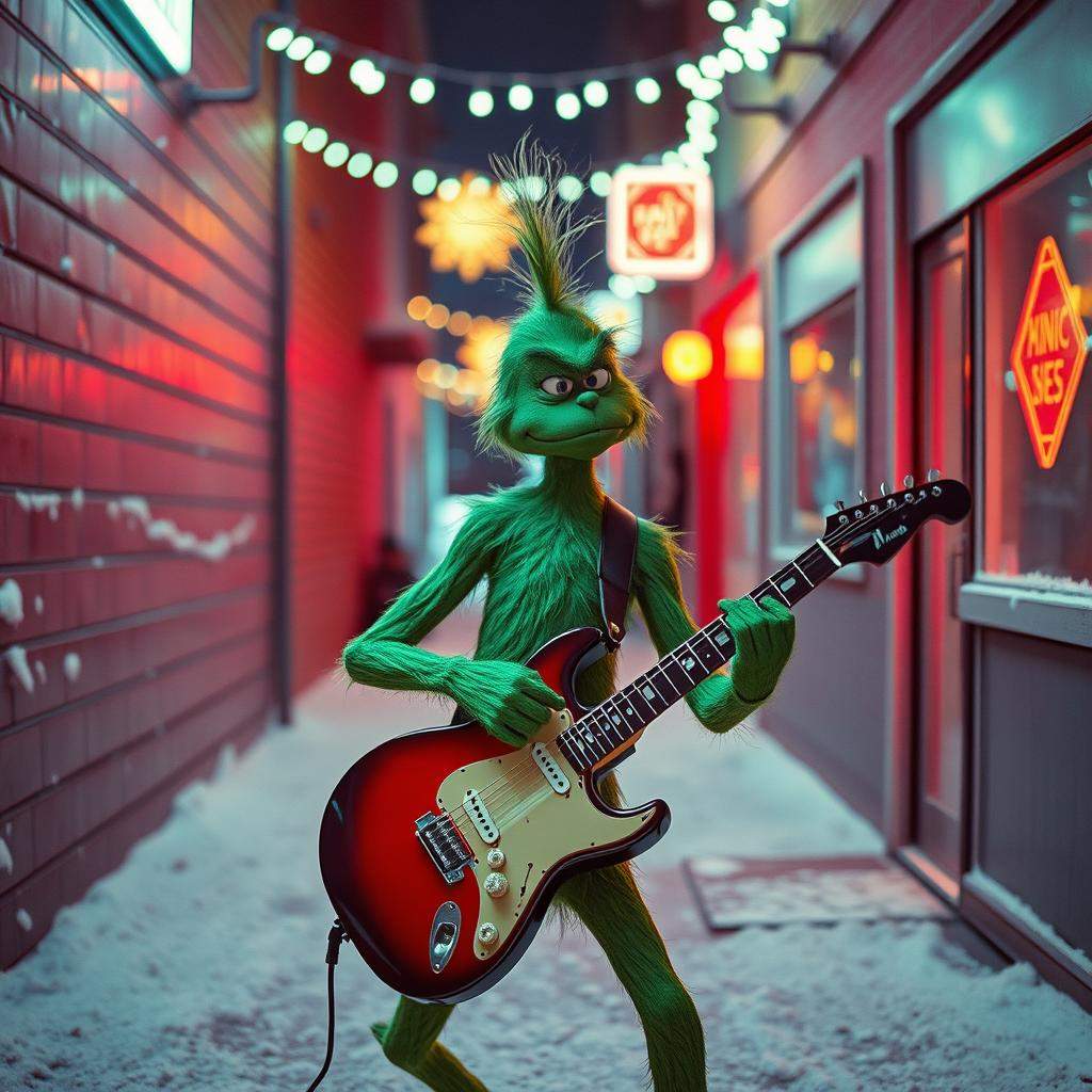 Lady holiday Grinch