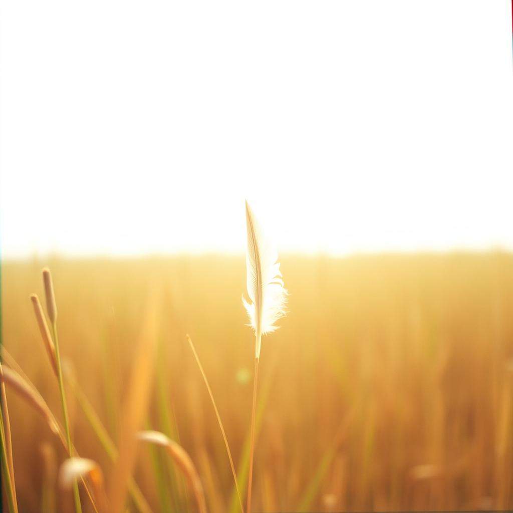 Feathers fell like rain