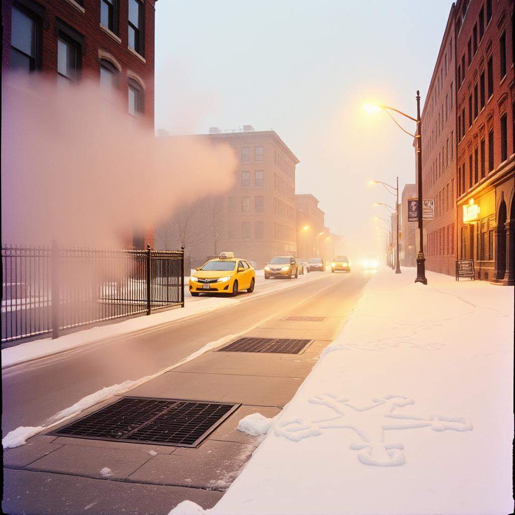 Snow day in the city