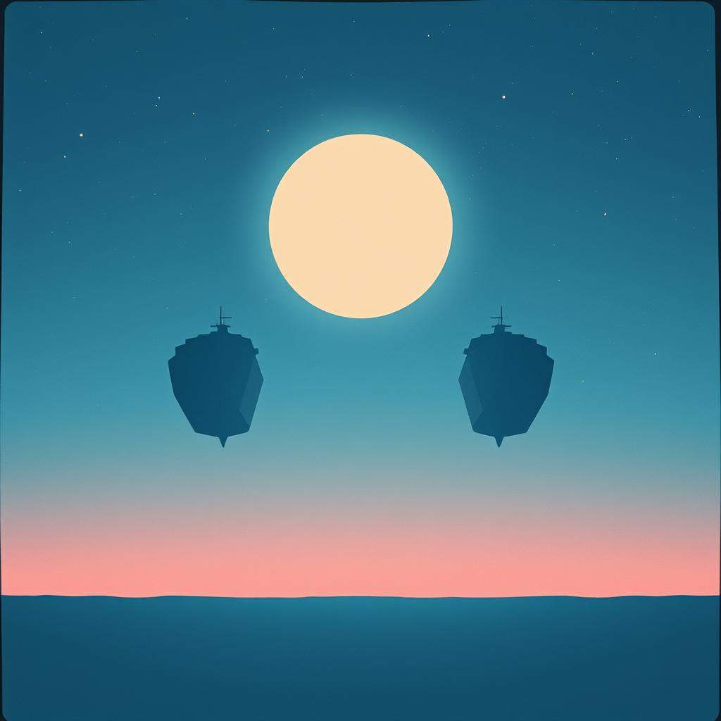 Two Ships in the Night