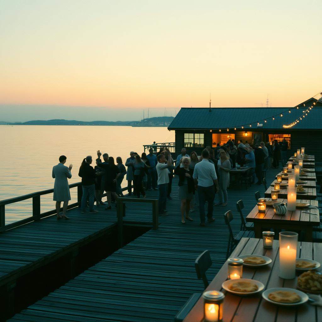 Danse à soir au quai