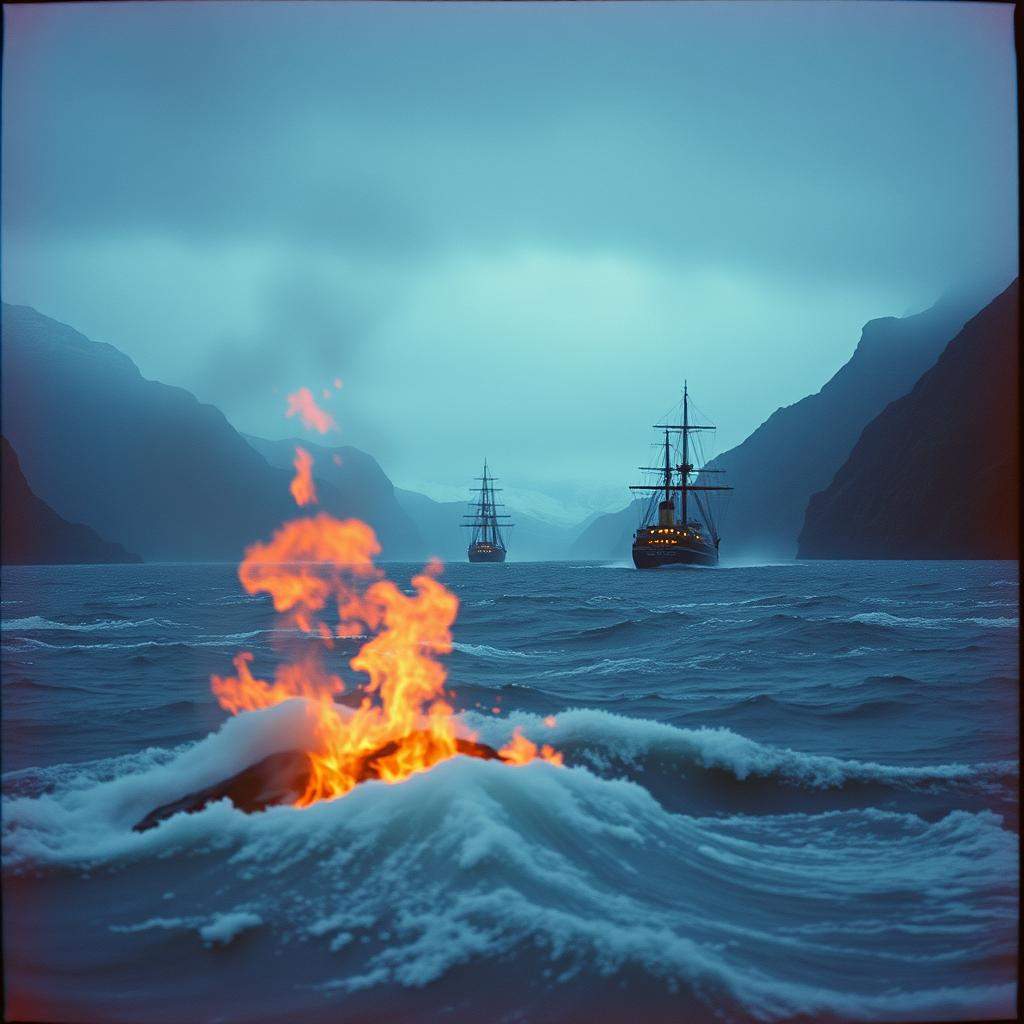 Feuer übernehmen Fjord