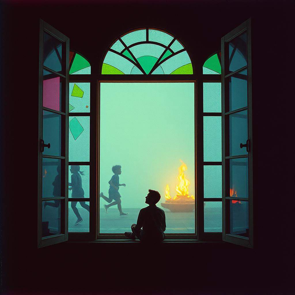 Trapped in the vitreous humor