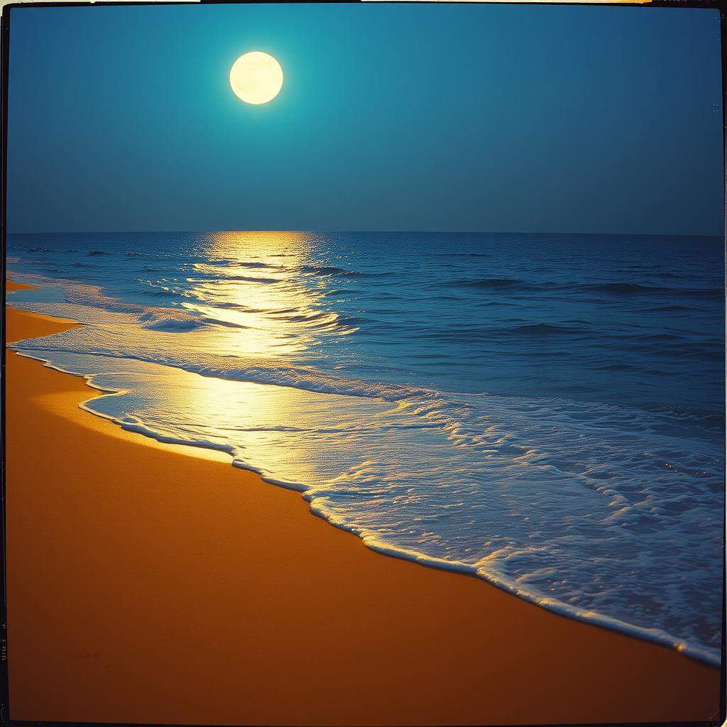 Shadows on golden sands