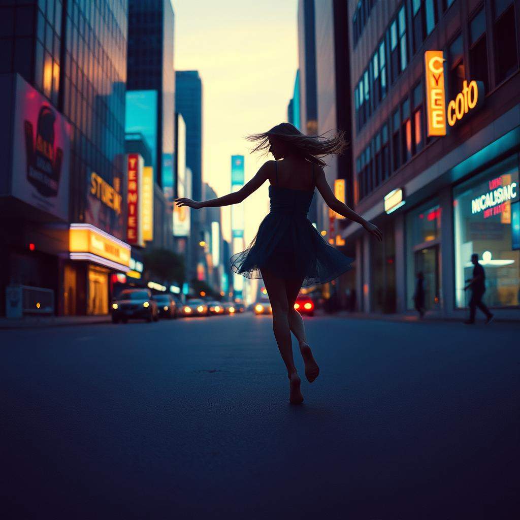 Barfuß im Abendkleid