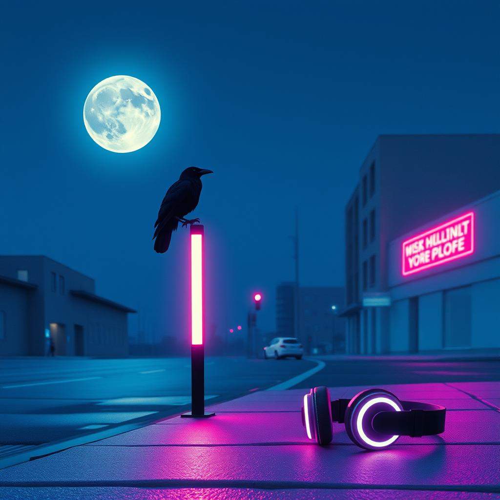 'I sleep during the day, I get up at night.'