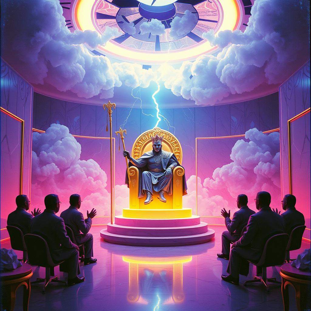 Thunder King With A Tiny Staff