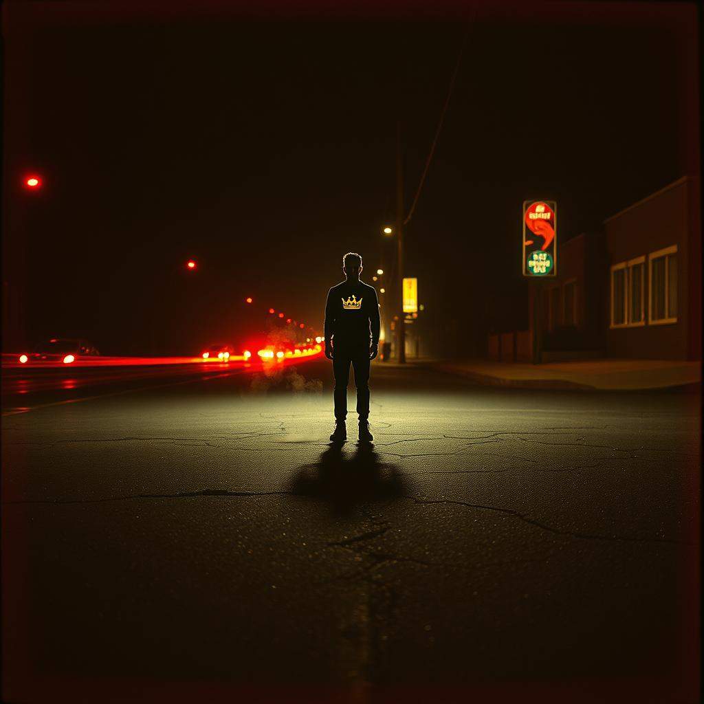 King auf der Straße