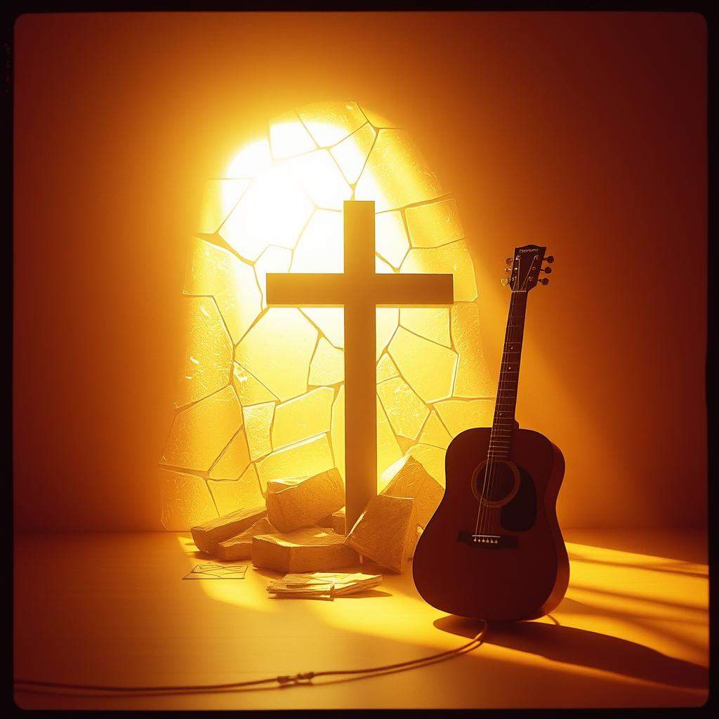 He carried the cross