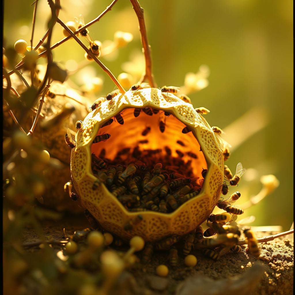 COCOON, THE BEES AND THE ME