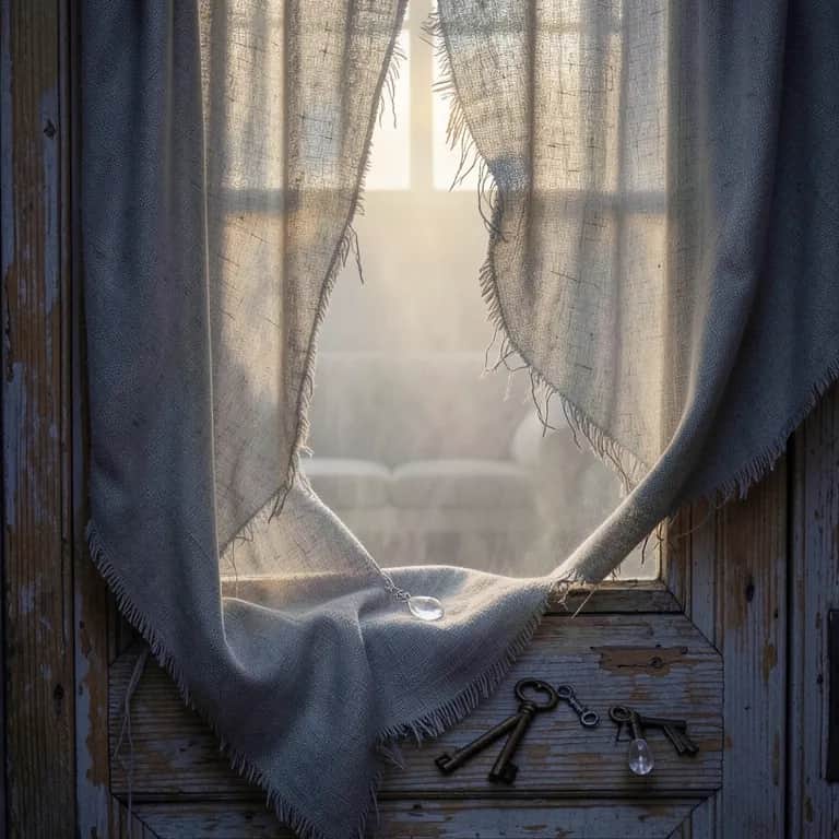 Beneath the Window Curtains