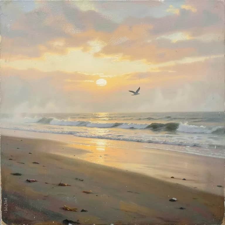 Along this beach
