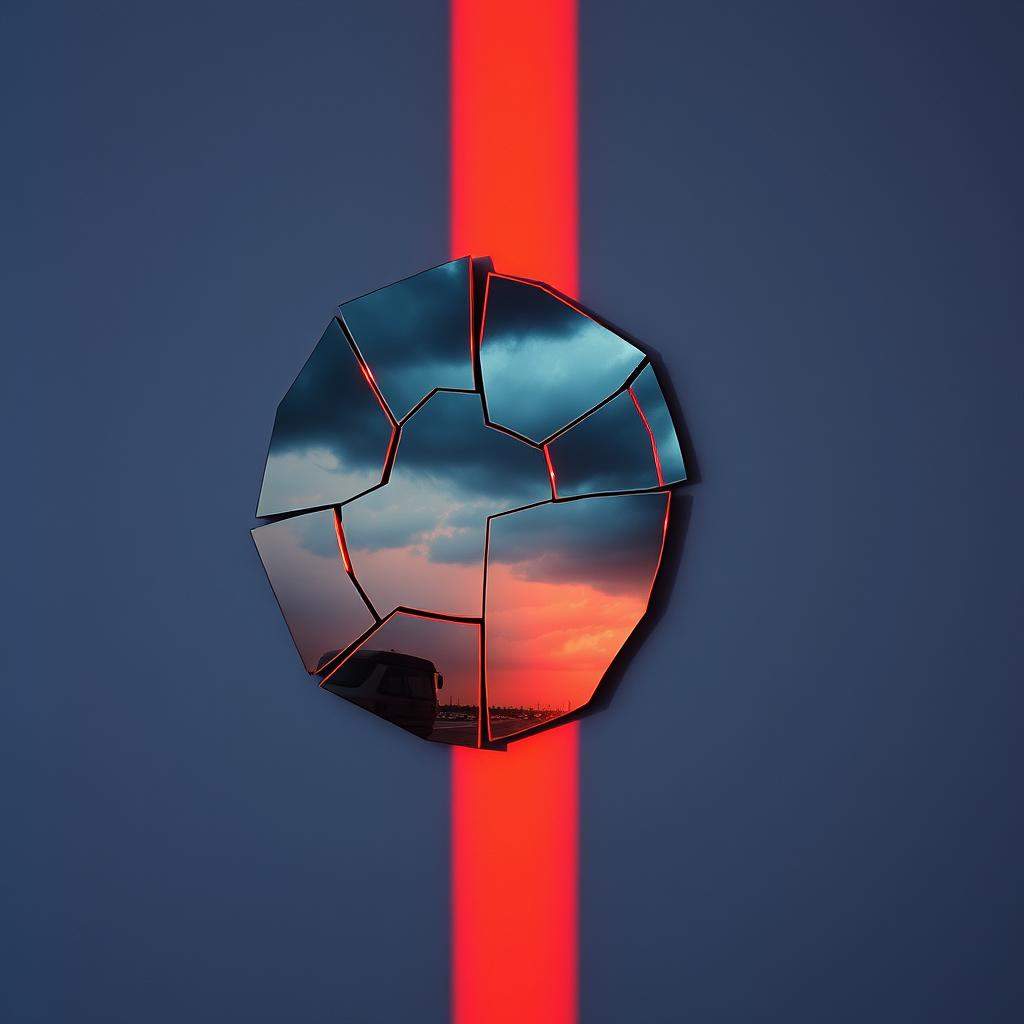 Caged mirror
