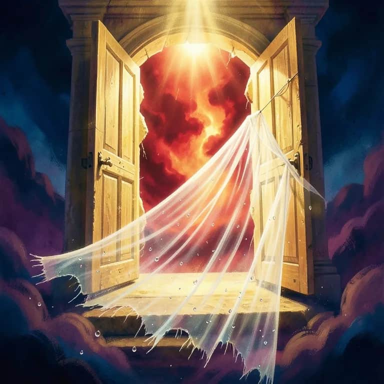 Veil Torn Wide