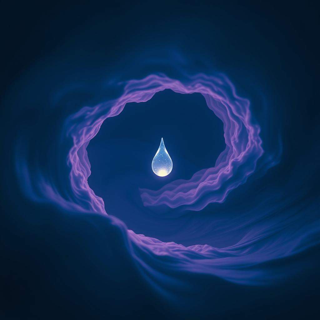 A droplet of light