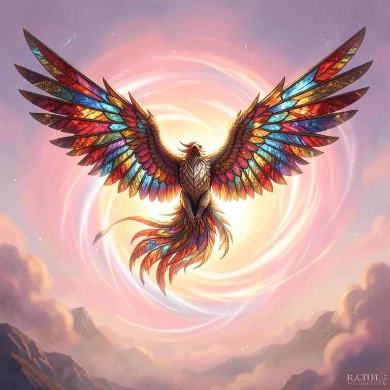 Multi color Wings of God lyrics by Vivian Hubble