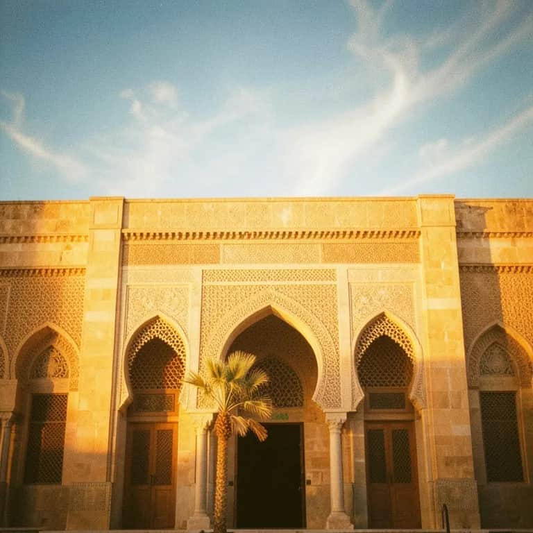 على بابك