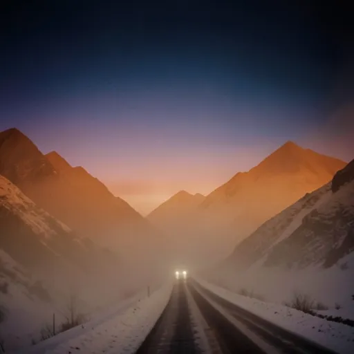 Over Fjellet I Kveld