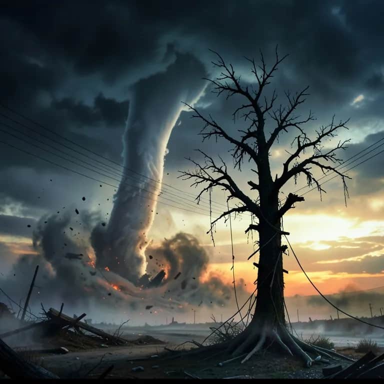 Storm Over Wheatfield