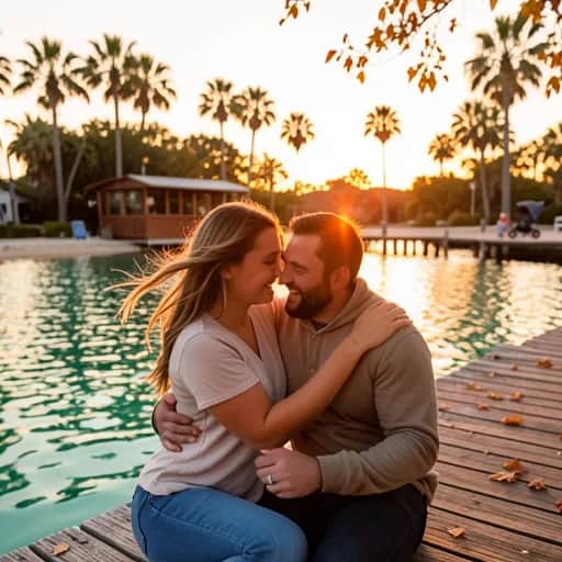 Small Beach Bar in Fall