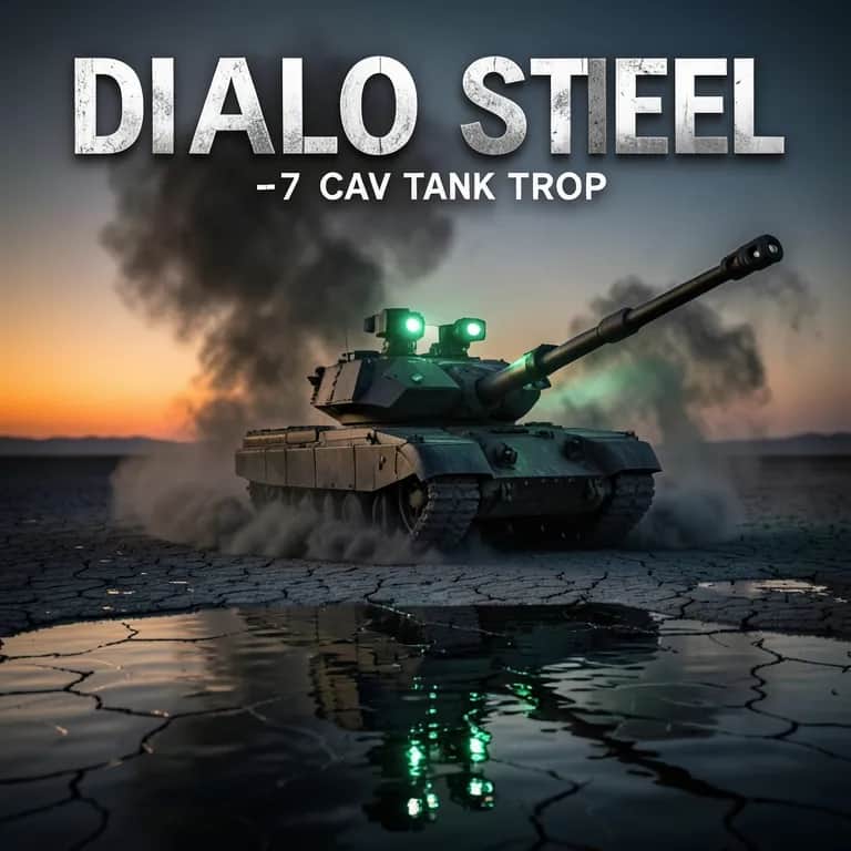 DIABLO STEEL” — Dark Rap (1-7 Cav Tank Troop)