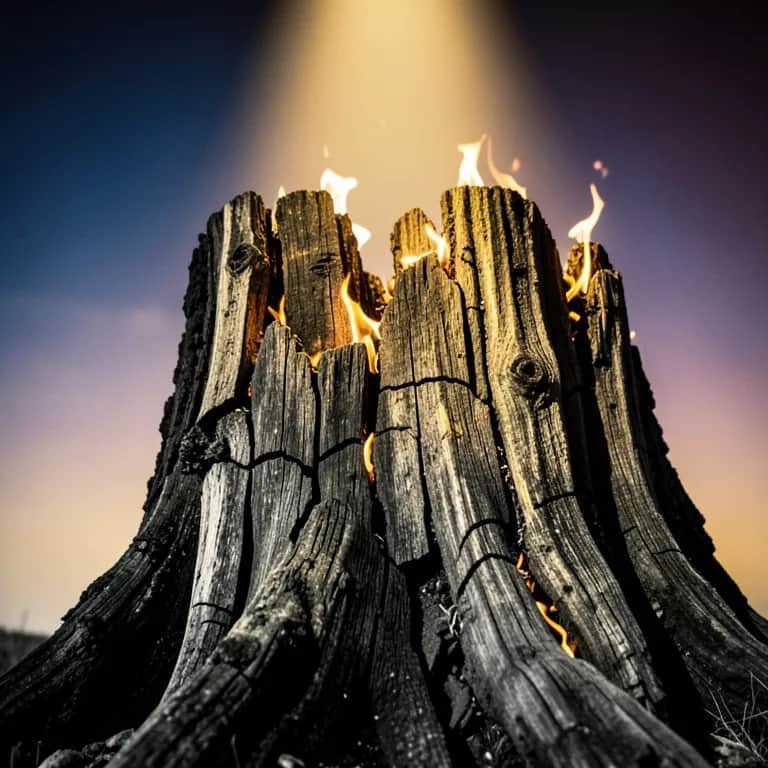 καίω σκότος