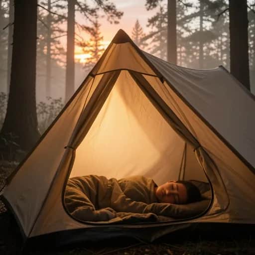 Pup Tent at Dawn