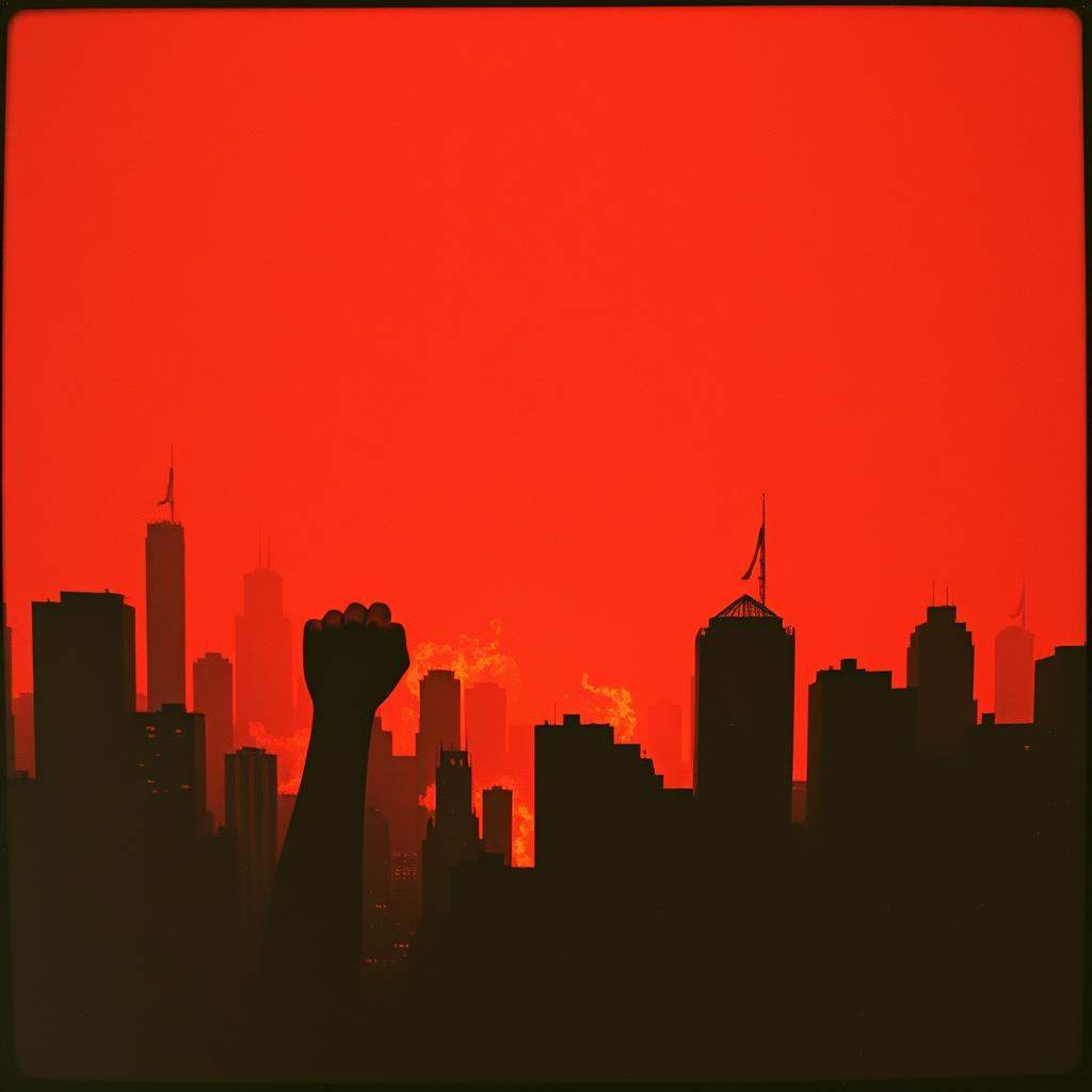 Streets on fire