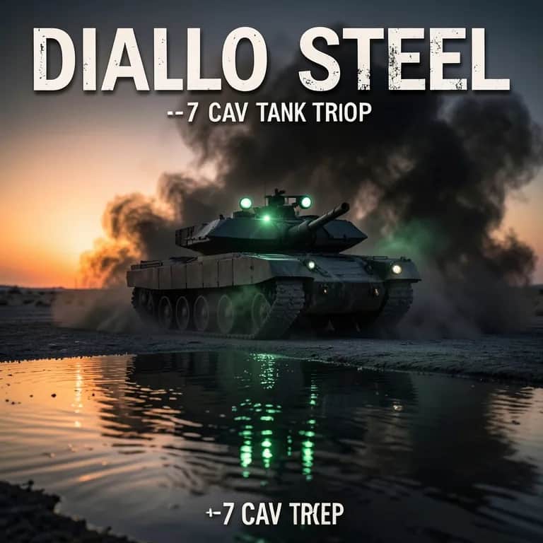 DIABLO STEEL” — Dark Rap (1-7 Cav Tank Troop)