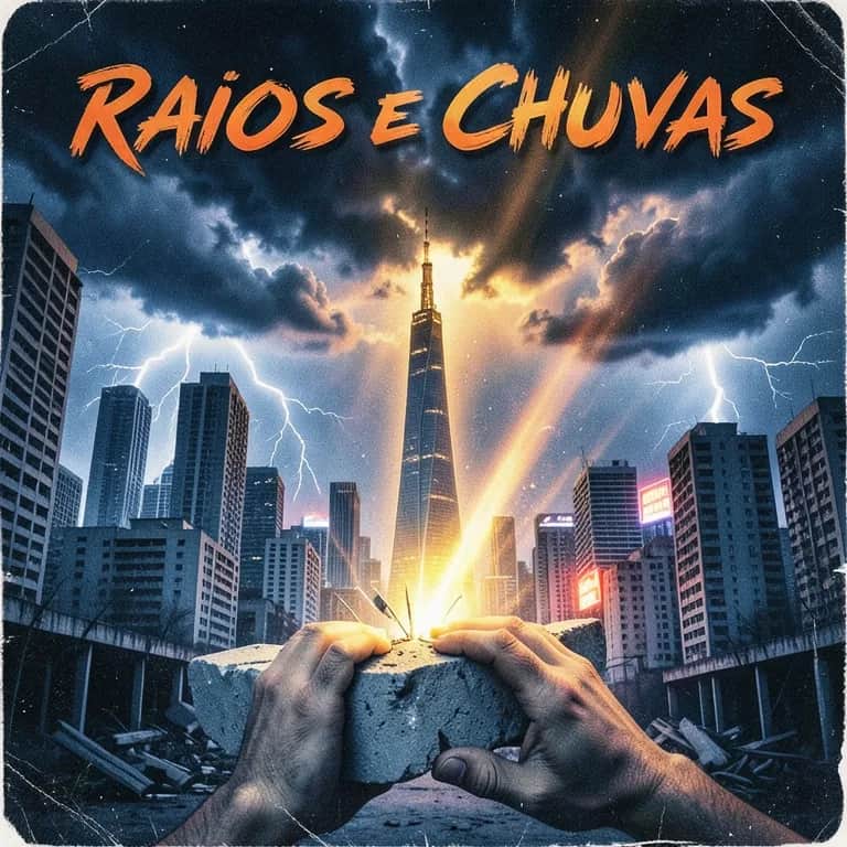 Raios  e chuvas
