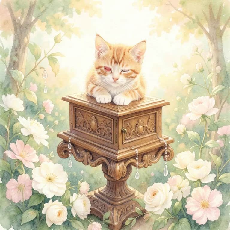 Le petit chaton malade