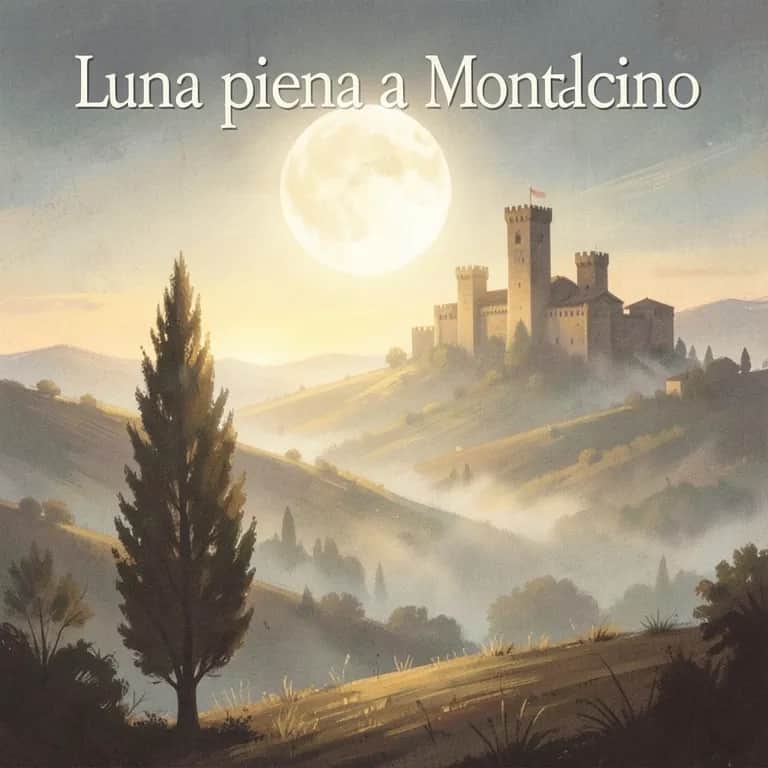 Luna piena a montalcino