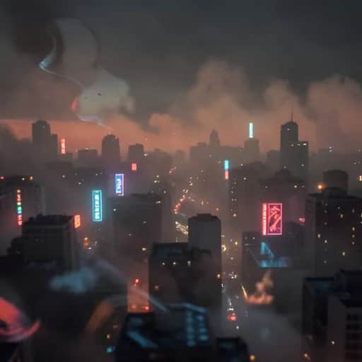 Neon ghost