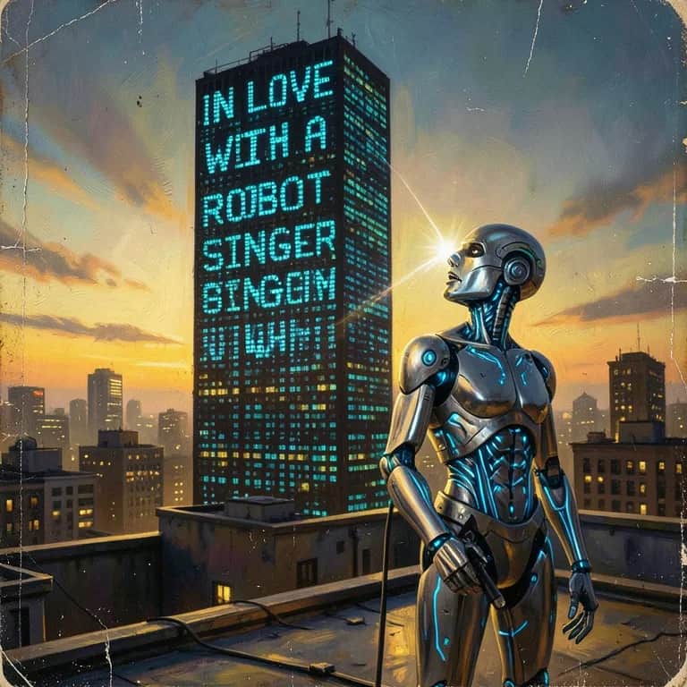 Love with a robot singer