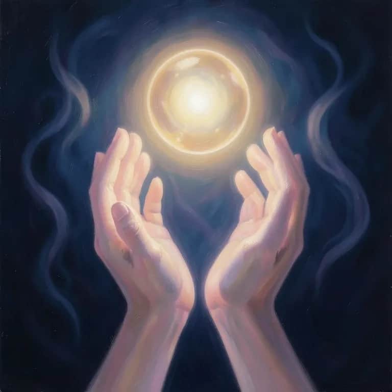 STANDING IN MY HANDS
