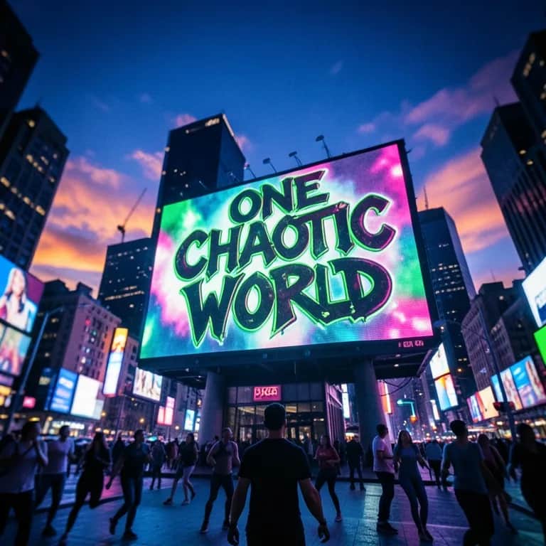 One chaotic World.(number )6075#