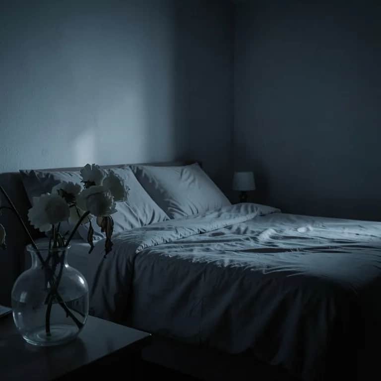 Miles Apart In The Middle Of The Bed