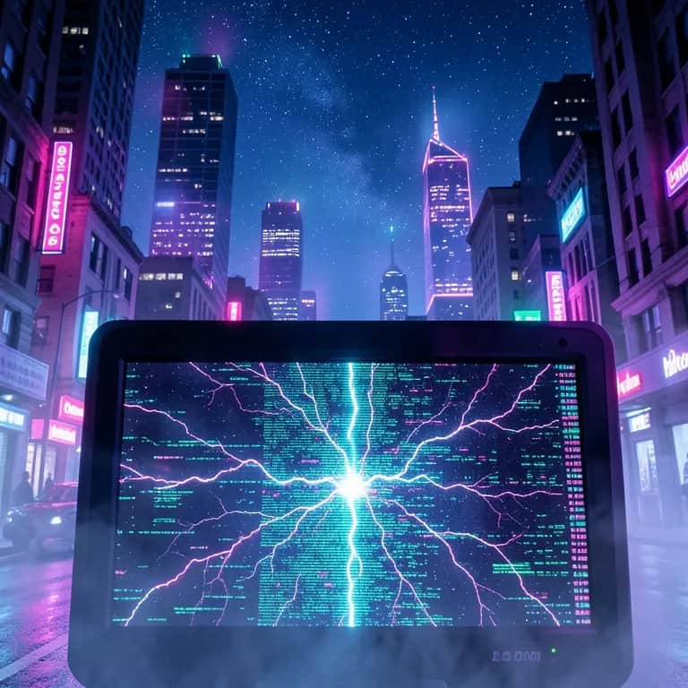 Neon Dreams in the Ether